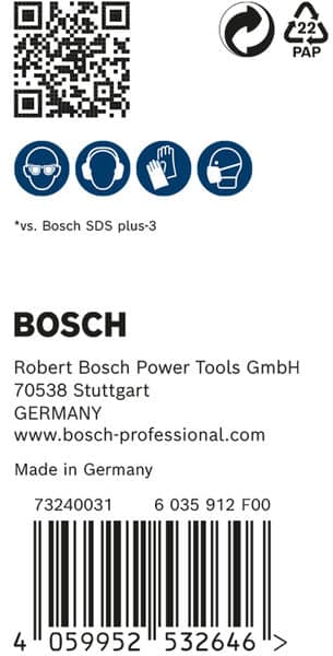 BOSCH EXPERT SDS plus-7X Hammerbohrer, 6 x 100 x 165 mm, 50-tlg.. Für Bohrhämmer