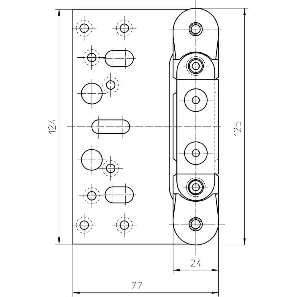 SIMONSWERK Aufnahmeelement VARIANT® V 7502 3D,