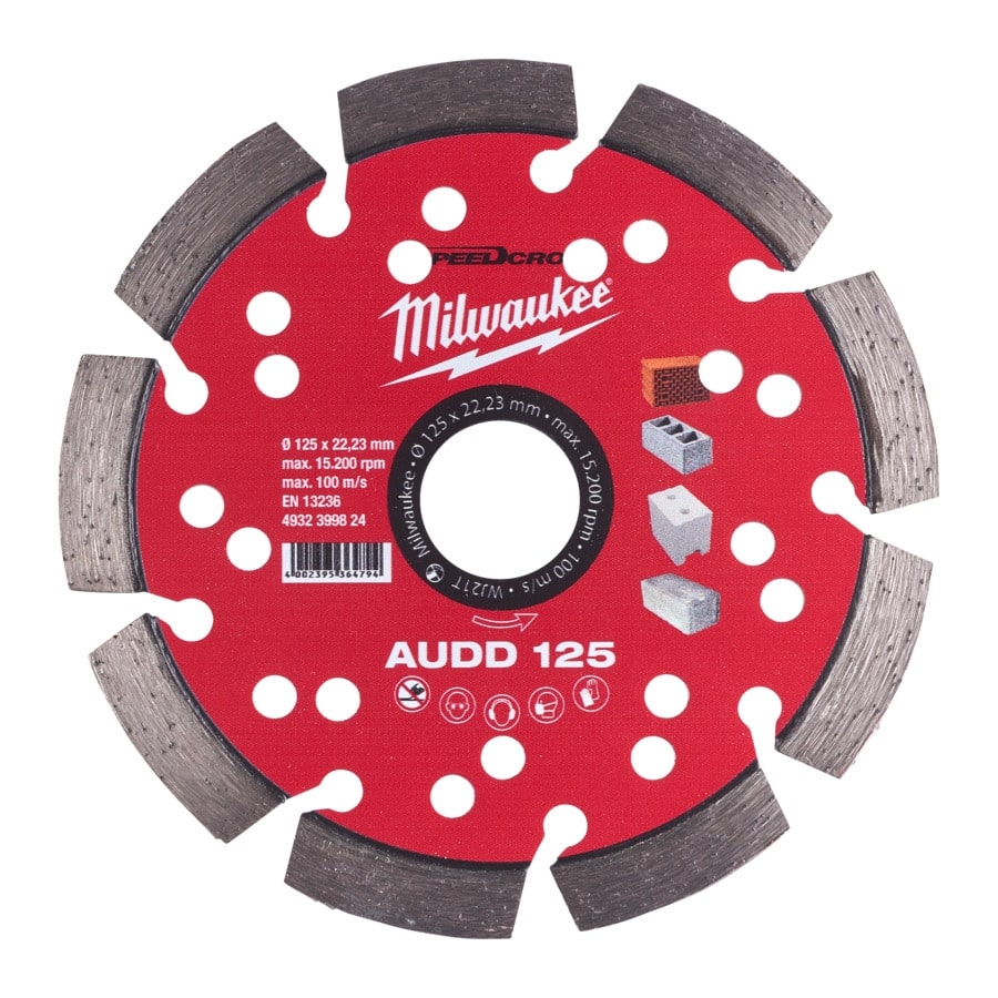 MILWAUKEE für abrasive Materialien Speedcross Diamanttrennscheibe AUDD 125 mm