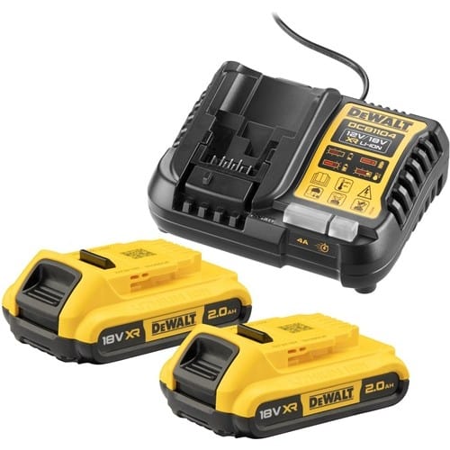 DEWALT Akku-Starter-Set DCB1104D2 18V 2Ah DEWALT