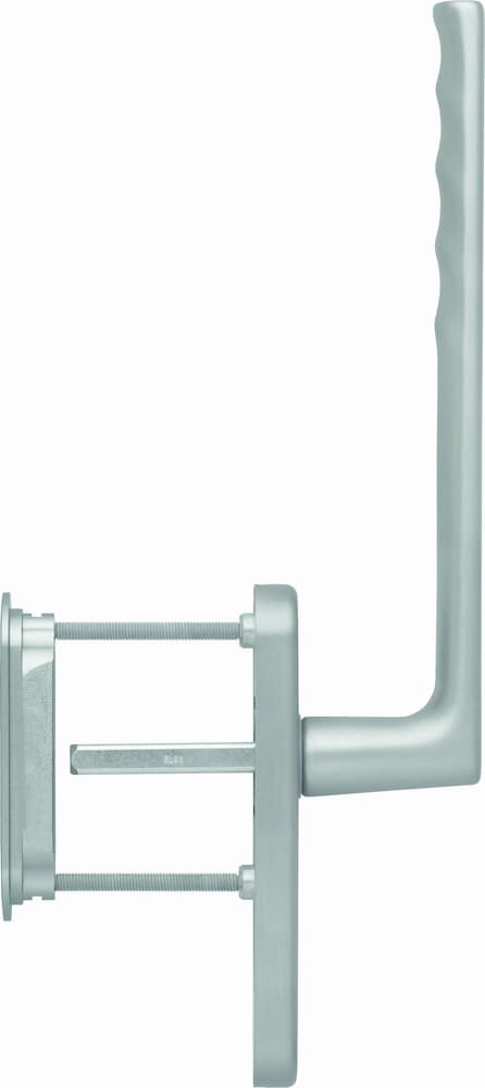 HOPPE® Handhebelgarnitur Hamburg HS-0700/431N-AS/422, Aluminium