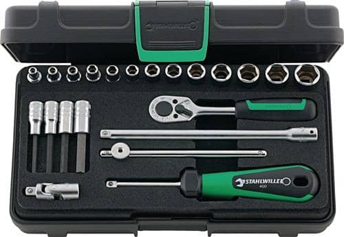 STAHLWILLE Steckschlüsselsatz 40/44/17/5 KN 22-tlg.1/4 Zoll SW 3,5-13mm Z.22 6KT STAHLWILLE