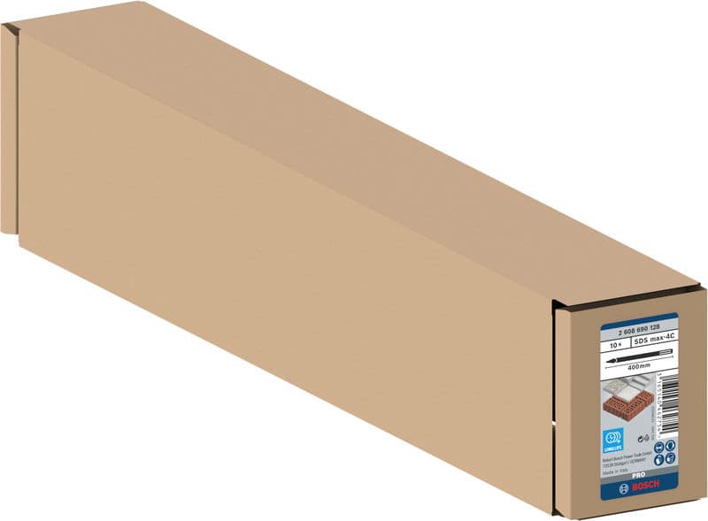 BOSCH Spitzmeißel mit SDS max-Aufnahme, 400 mm, 10er-Pack
