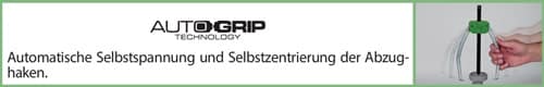 KUKKO Abzieher 44-4 Spann-T.200mm Spann-W.250mm G.3,28kg 7 t KUKKO