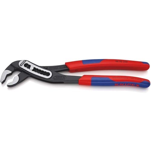 KNIPEX Wasserpumpenzange Alligator® L.250mm Spann-W.46mm pol.Mehrkomp.-Hüllen KNIPEX