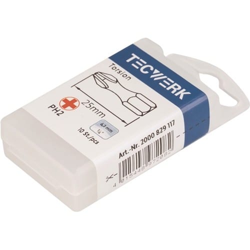 TECWERK Bit P829117 1/4 Zoll PH 2 L.25mm TECWERK
