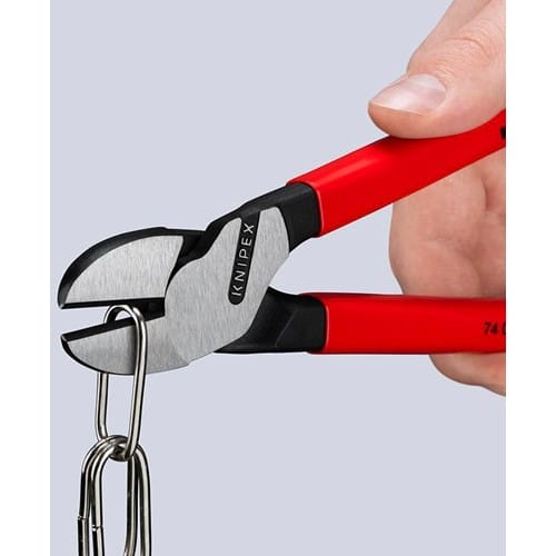 KNIPEX Kraftseitenschneider L.250mm pol.Form 0 Ku.-Überzug KNIPEX
