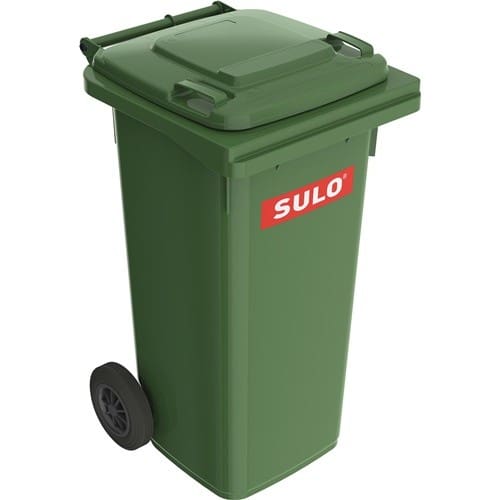 SULO Müllgroßbehälter 120l HDPE grün fahrbar,n.EN 840 SULO