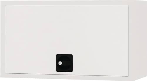 BEDRUNKA+HIRTH Hängeschrank H400xB700xT310mm Vollblechtür lichtgrau/lichtgrau