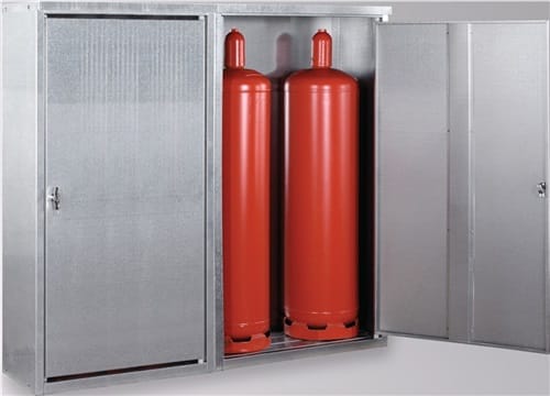 LACONT Gasflaschencontainer B1720xT400xH1435mm verz.