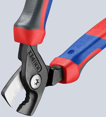 KNIPEX Kabelschere L.160mm Mehrkomp.-Hüllen KNIPEX