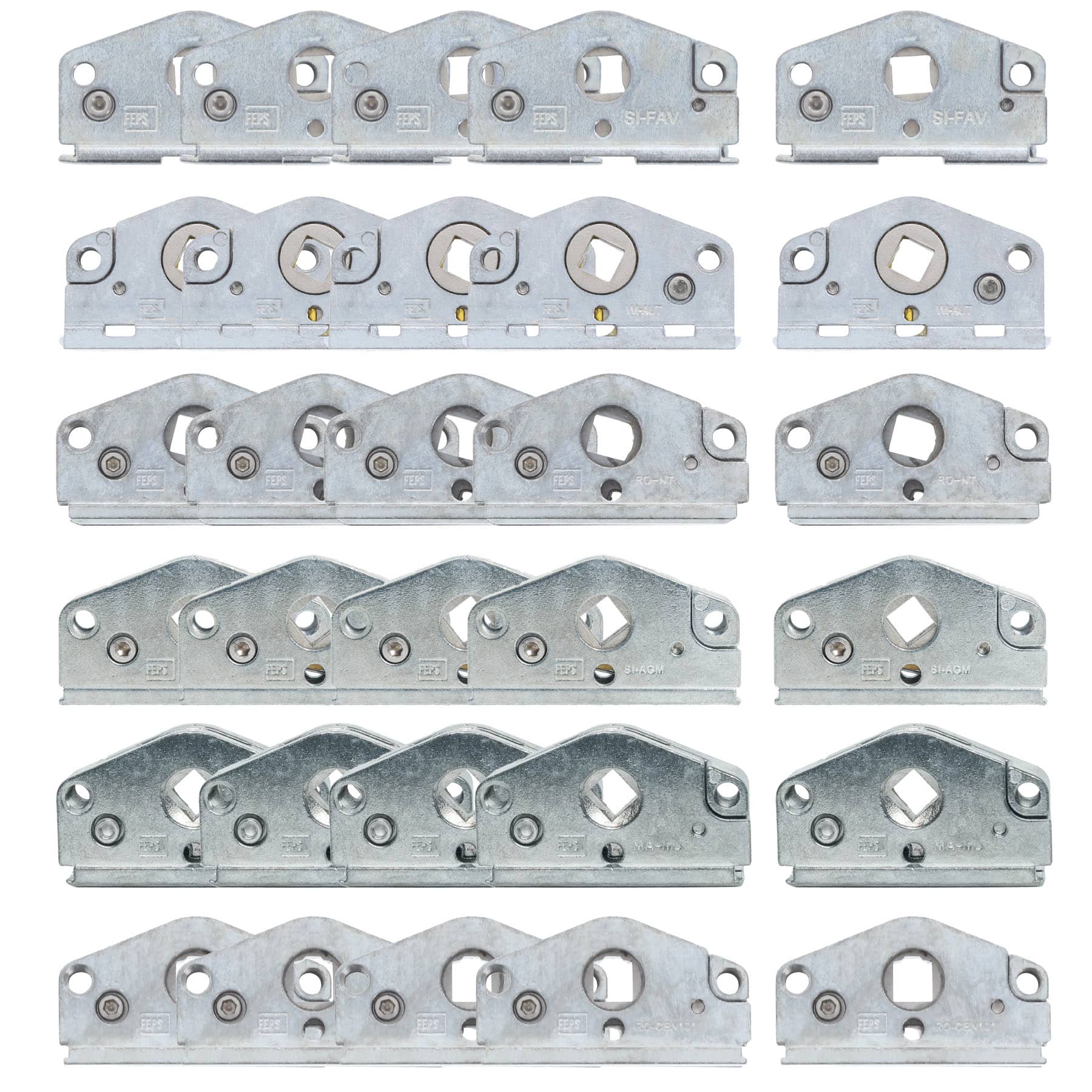FEPS Gear Sortimentbox FE-BOX001 30 tlg. SI-FAV, WI-AUT, RO-NT, SI-AGM, MA-MU, RO-CEN jeweils 5 Stück