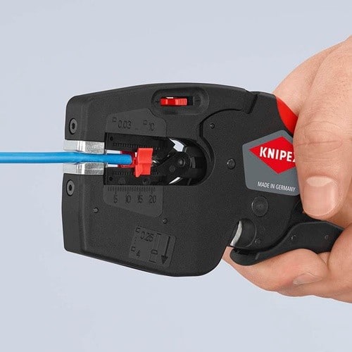 Automatikabisolierzange L.190mm 0,03-10mm² (AWG 32-8) KNIPEX