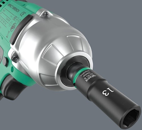 WERA Steckschlüsseleinsatz 8790 B Impaktor Deep 3/8 Zoll 10mm L.63mm WERA