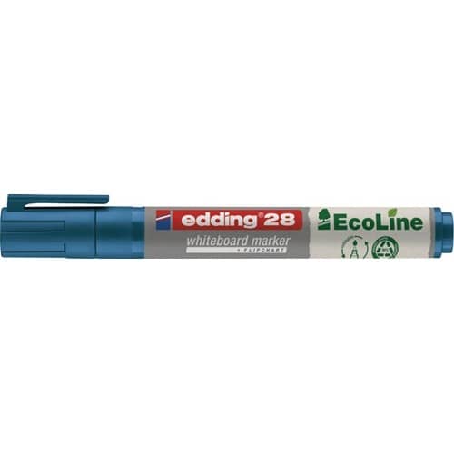 EDDING Whiteboardmarker 28 EcoLine blau Strich-B.1,5-3mm Rundspitze EDDING