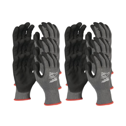 MILWAUKEE Größe 11 (XXL) 12er Pack Schnittschutzhandschuhe Klasse 5/E