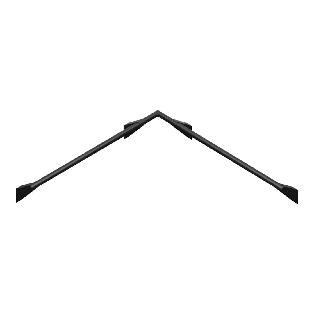 KWS Handlauf-Kombination A100, 90° 975x975 Anthrazitgrau