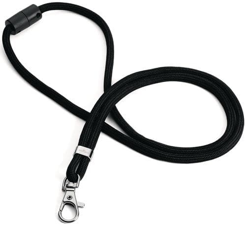 DURABLE Cliphalter JoJo rundgewebt m.Karab.Band-L.460mm schwarz DURABLE