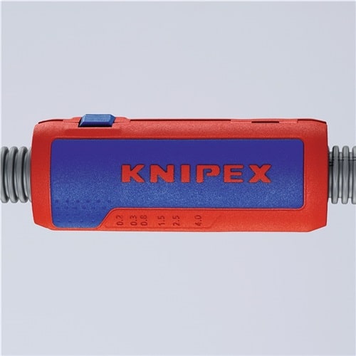 KNIPEX Abmantelungswerkzeug TwistCut Gesamt-L.100mm Arbeitsber.0,2-4 (Litze)mm² KNIPEX