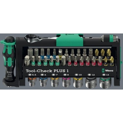 WERA Bit-/Steckschlüsselset Tool-Check PLUS 1 39-tlg.WERA