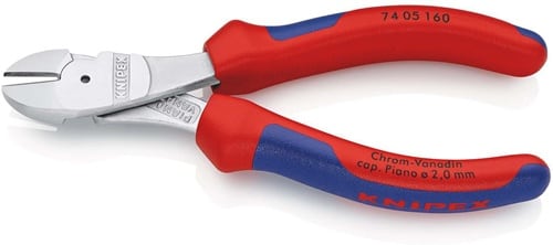 KNIPEX Kraftseitenschneider L.160mm Form 0 2K-Hülle KNIPEX