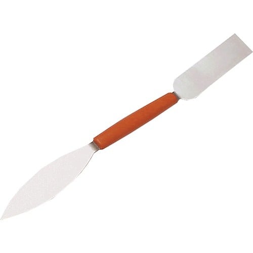 HAROMAC Stukkateureisen B.16mm rostfr.VA,Ku.-Griff rostfr.VA rot HAROMAC