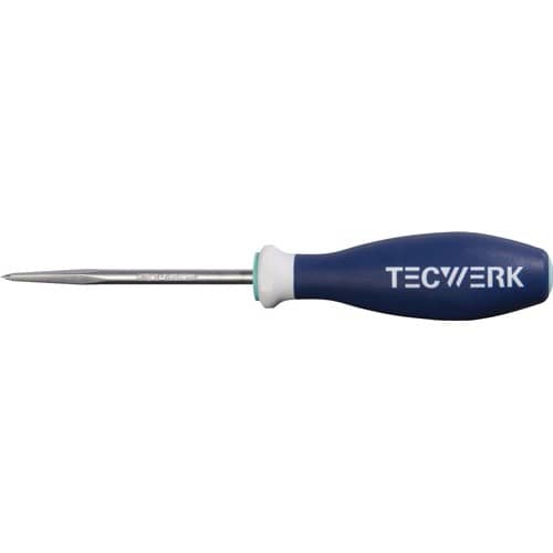 TECWERK Vorstecher/Aufreiber m.Vierkantspitze Kunststoffheft Gesamt-L.215mm TECWERK