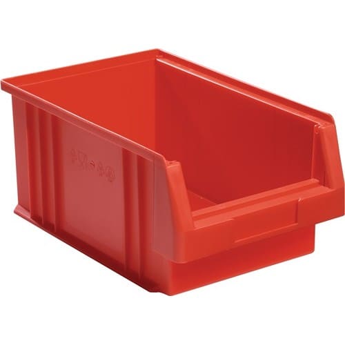 LA-KA-PE Sichtlagerkasten PLK L330xB213xH150mm PP rot LA-KA-PE