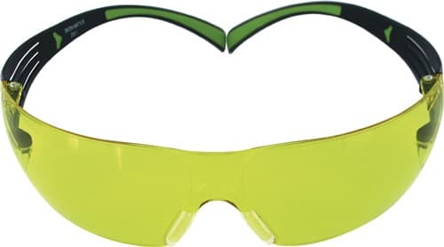 3M Schutzbrille SecureFit™ 400 EN166,EN170,EN172 Bügel schwarz grün,Scheibe gelb