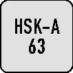 TECWERK Gewindeschneidfutter Synchron DIN 69893A M3-M12 HSK-A63 A.-L.93mm TECWERK
