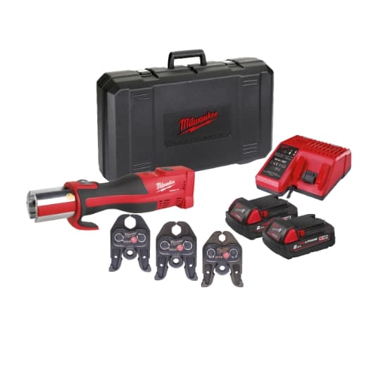 MILWAUKEE Bürstenloses Akku-Presswerkzeug (Sanitär) M18BLHPT-202C M-Set