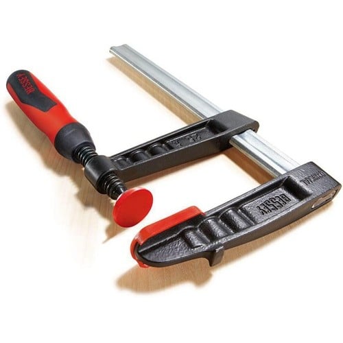 BESSEY Temperguss-Schraubzwinge TG-2K Spann-W.160mm A.80mm 2K-Griff 25x6mm BESSEY
