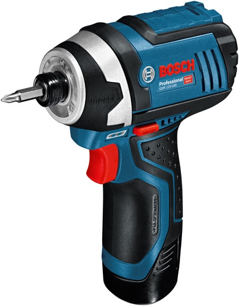 BOSCH Akku-Drehschlagschrauber GDR 12V-105, mit 2 x 2.0 Ah Li-Ion Akku, L-BOXX