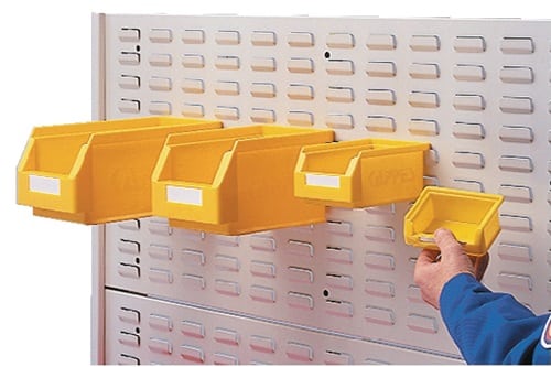 RASTERPLAN Schlitzplatte B500xL450mm lichtgrau Breitformat RASTERPLAN