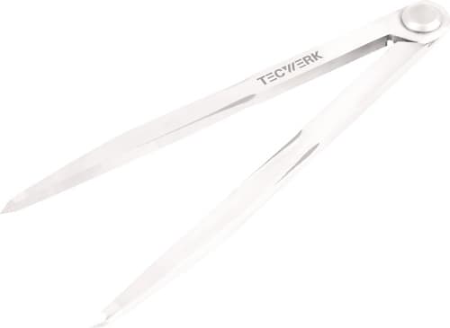 TECWERK Spitzzirkel L.200mm m.Nietscharnier TECWERK