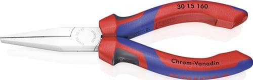 KNIPEX Langbeckzange Gesamt-L.160mm Kopf pol.halbrd.Comfort-Griff KNIPEX