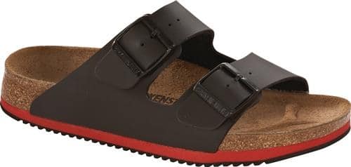 BIRKENSTOCK Sandale Arizona Super Grip Gr.46 schwarz Birko Flor DIN EN ISO 20347 BIRKENSTOCK