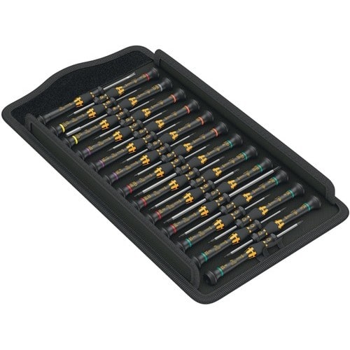 WERA Feinmechanikerschraubendrehersatz Kraftform Micro ESD Big Pk.1 25-tlg.WERA