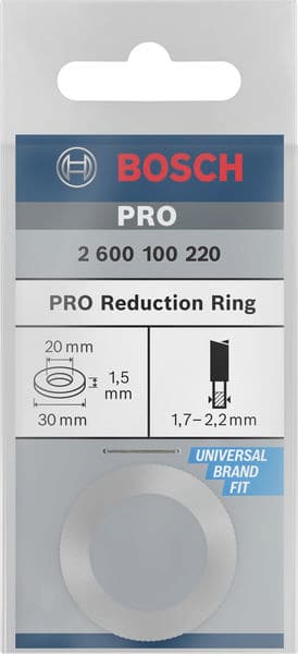 BOSCH Reduzierring für Kreissägeblätter, 30 x 20 x 1,5 mm