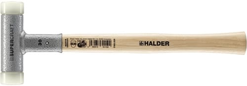 HALDER Schonhammer SUPERCRAFT L.330mm Kopf-D.30mm Hickory rückschlagfrei
