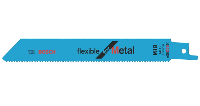 BOSCH Säbelsägeblatt S 922 BF, Flexible for Metal, 2er-Pack