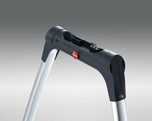 HAILO Klapptritt K100 Stufen 2 Plattform-H.490mm Alu.m.Anti-Rutsch-Riffelung HAILO
