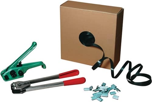 WERTH Umreifungsset f.PP-Kunststoffband Band-L.1000m Band-B.16mm im Spenderkarton
