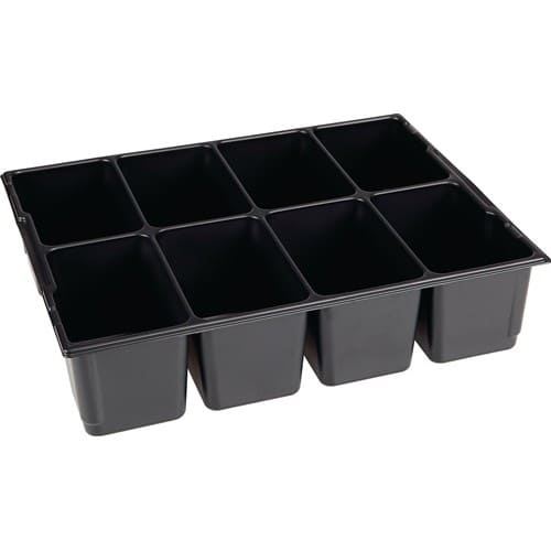 BS SYSTEMS Kleinteileeinsatz L-BOXX® LB 136 B404xT317xH97mm Polystyrol m.8 Mulden