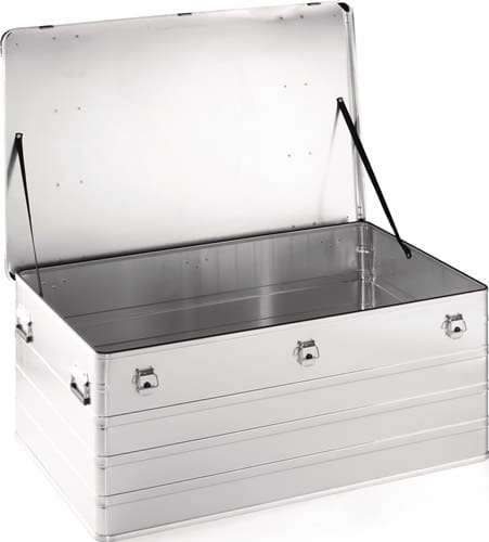 Nordwest Aluminiumbox L1192xB790xH515mm 415l m.Klappverschluss u.Stapelecken