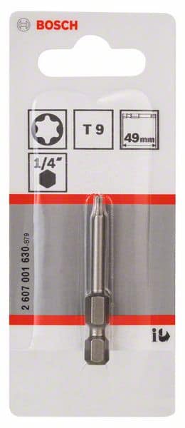BOSCH Schrauberbit Extra-Hart T9, 49 mm, 1er-Pack