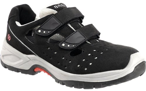 BAAK Sicherheitssandale Hardy Gr.39 N schwarz/grau Mikrofaser S1P SRC ESD EN20345