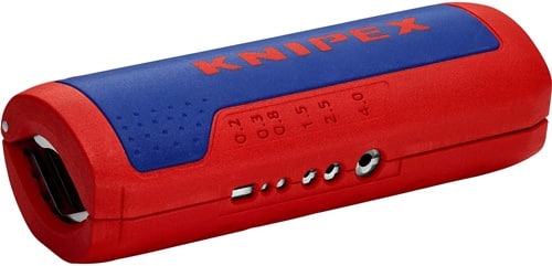 KNIPEX Abmantelungswerkzeug TwistCut Gesamt-L.100mm Arbeitsber.0,2-4 (Litze)mm² KNIPEX