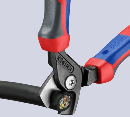 KNIPEX Kabelschere L.160mm Mehrkomp.-Hüllen KNIPEX