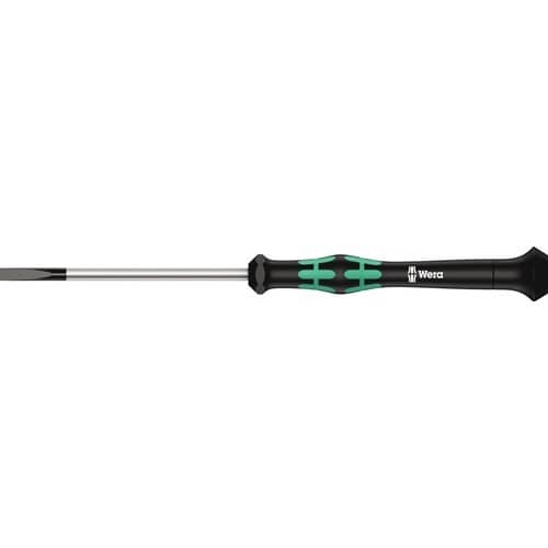 WERA Elektronik-Feinmechanik-Schraubendreher 2035 4mm Klingen-L.80mm WERA